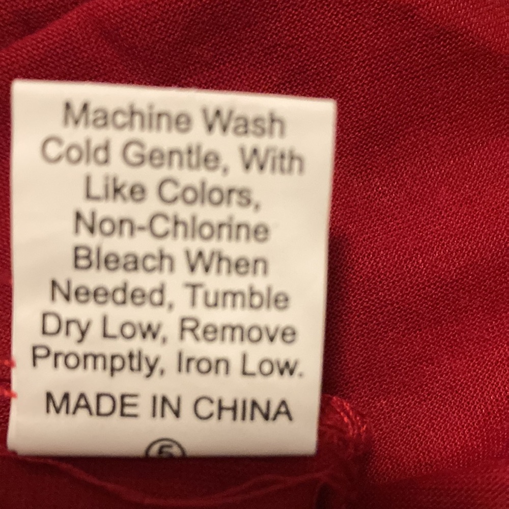 3XL Women Sleep Shirt in Burgundy Wine Color - Picture 6 of 6